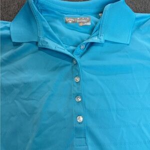 Callaway Turquoise Golf Polo